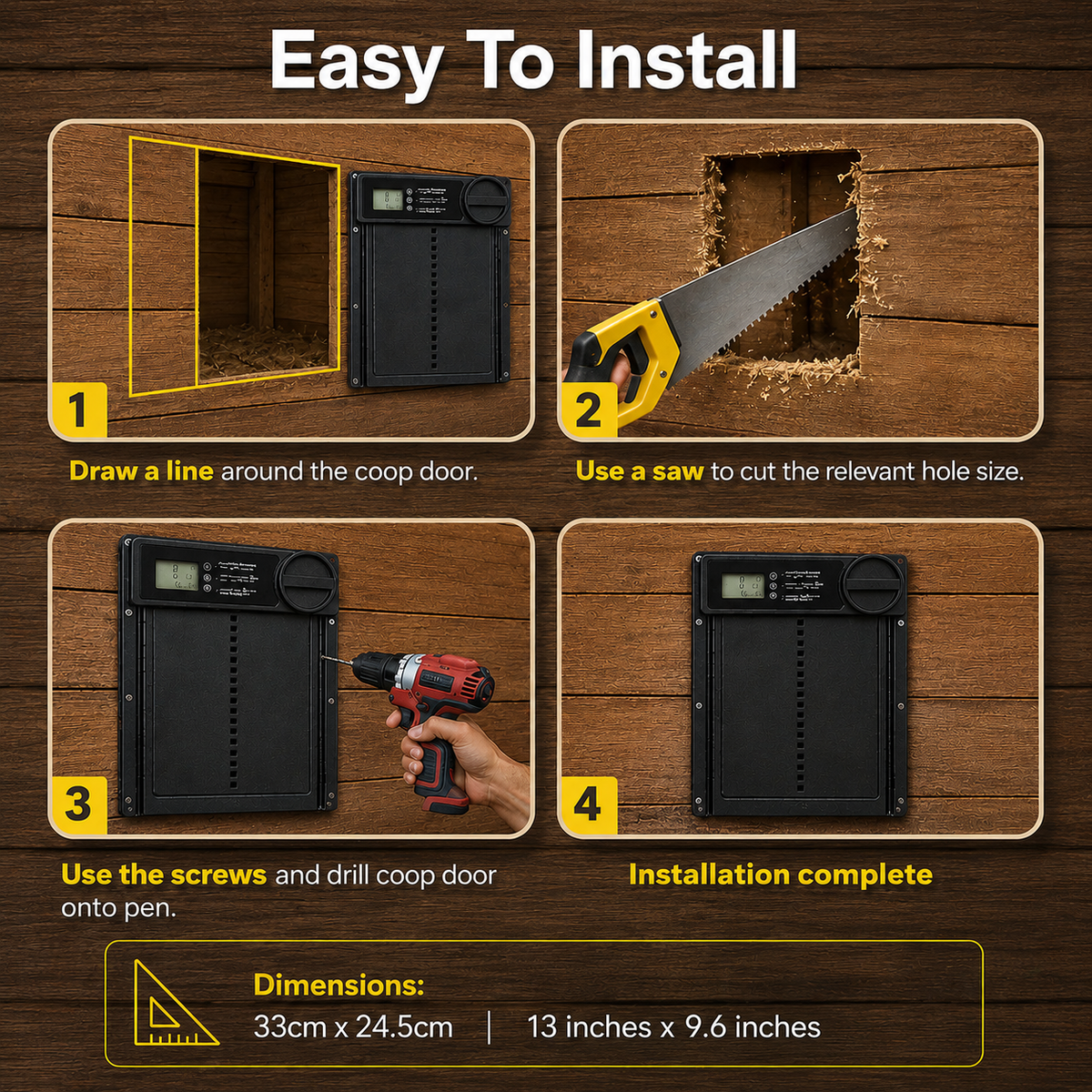 Smart Automatic Chicken Coop Door